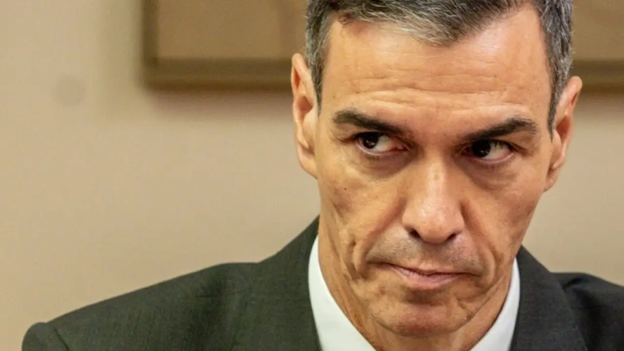 El presidente del Gobierno, Pedro S&aacute;nchez, asiste a la presentaci&oacute;n de la serie de ficci&oacute;n 'Anatom&iacute;a de un instante'. | Ricardo Rubio / Europa Press