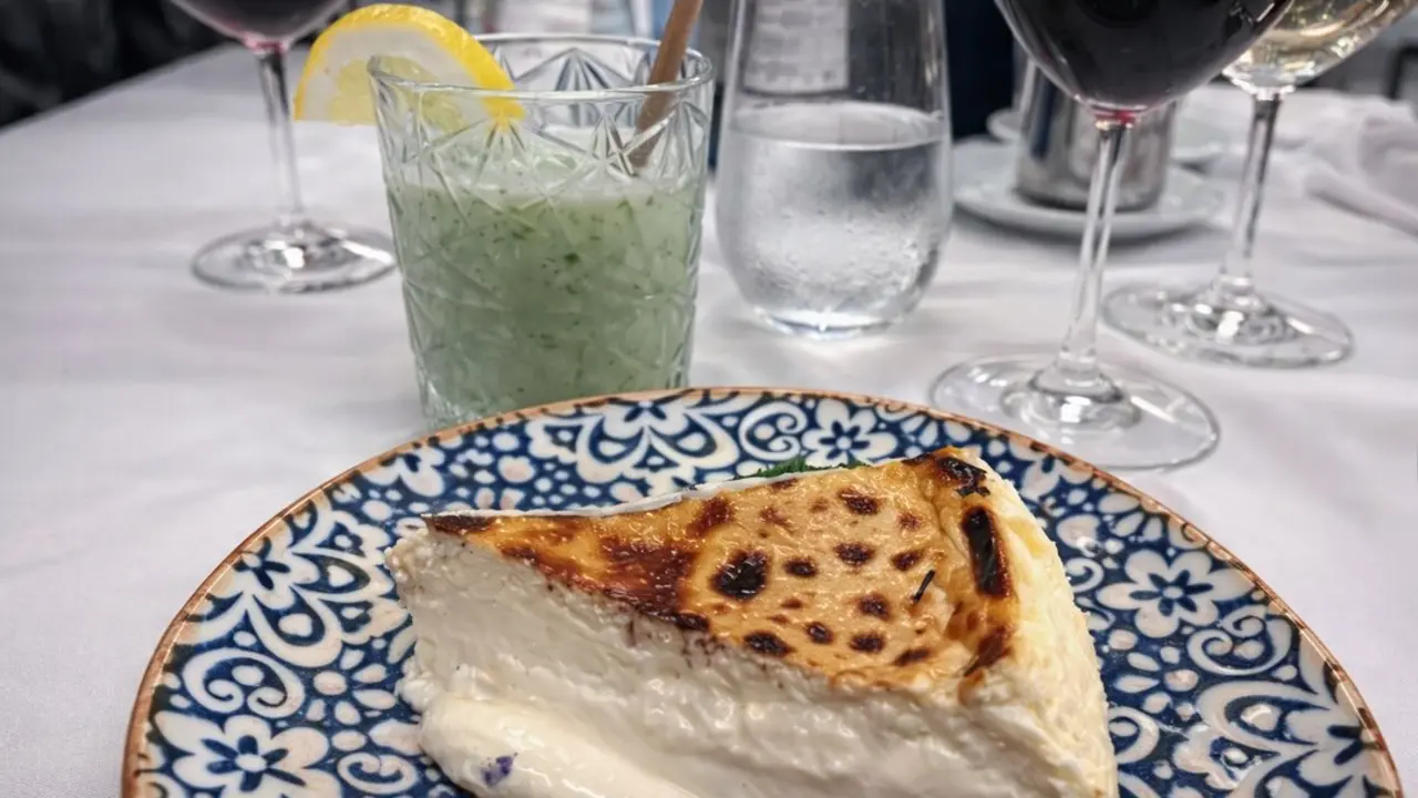 La tarta de queso del restaurante. / A.E