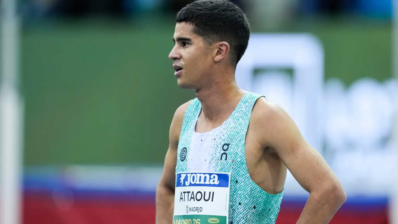 El atleta c&aacute;ntabro, Mohamed Attaoui. / EP