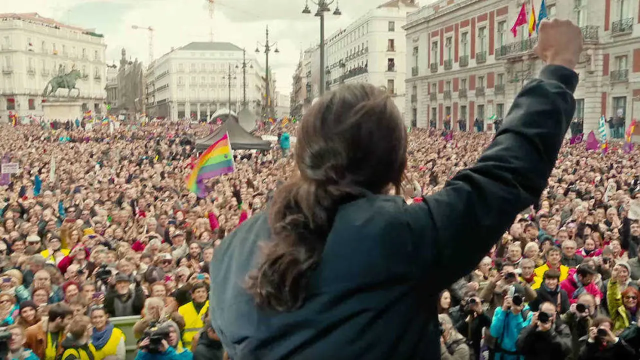 Imagen de archivo de una manifestaci&oacute;n del movimiento 15-M en la Puerta del Sol de Madrid, uno de los s&iacute;mbolos de las protestas de los indignados iniciadas en 2011.