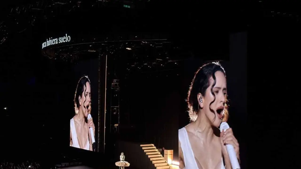 La artista Rosal&iacute;a, en el primero de sus conciertos en Madrid. / Europa Press