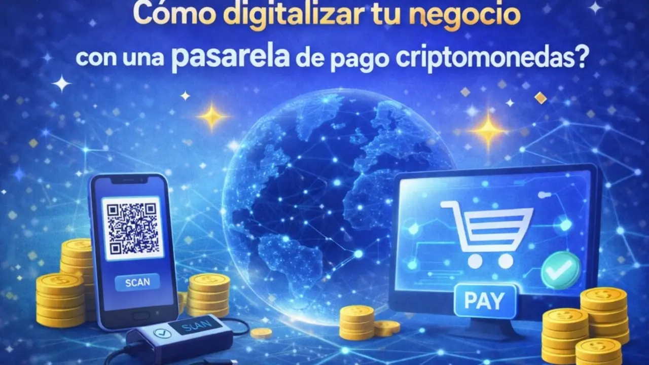 C&oacute;mo digitalizar tu negocio con una pasarela de pago criptomonedas