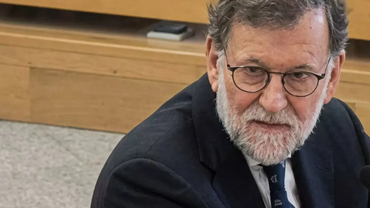 Mariano Rajoy, durante su declaraci&oacute;n como testigo en la Audiencia Nacional por el caso Kitchen, donde neg&oacute; cualquier implicaci&oacute;n en la supuesta destrucci&oacute;n de documentos de la caja B del PP.