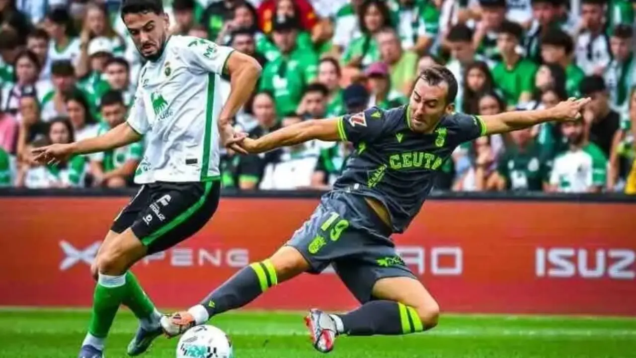 Jamelli con el Ceuta / LFP