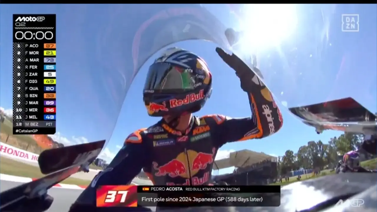 Pedro Acosta vuelve a conquistar la Pole.