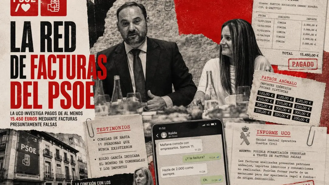 La investigaci&oacute;n del PSOE y las facturas falsas.