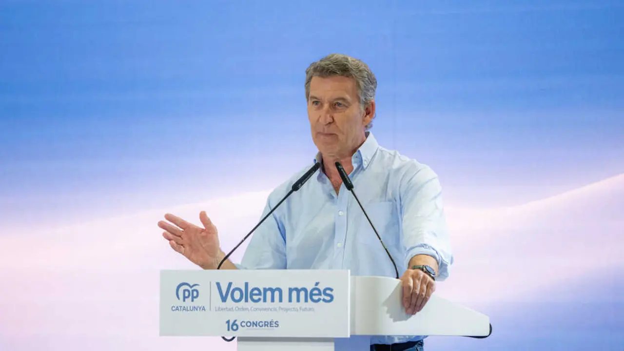 El presidente del PP, Alberto N&uacute;&ntilde;ez-Feij&oacute;o. / Lorena Sop&ecirc;na / Europa Press