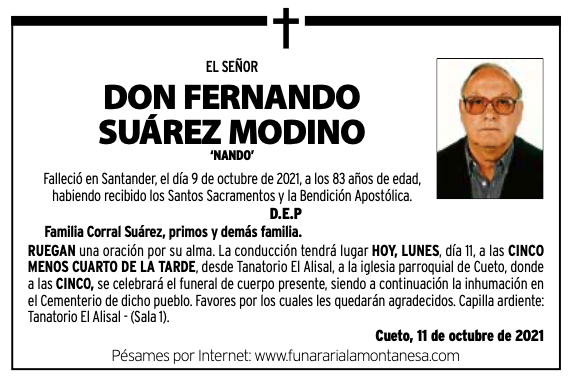 Fernando Suárez Modino