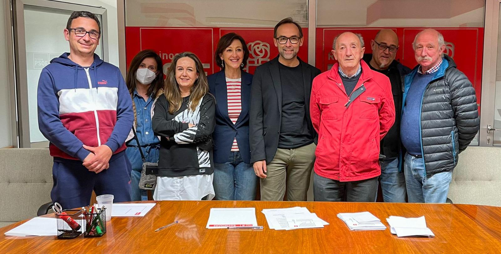 Corporación municipal del PSOE de Reinosa. / ALERTA