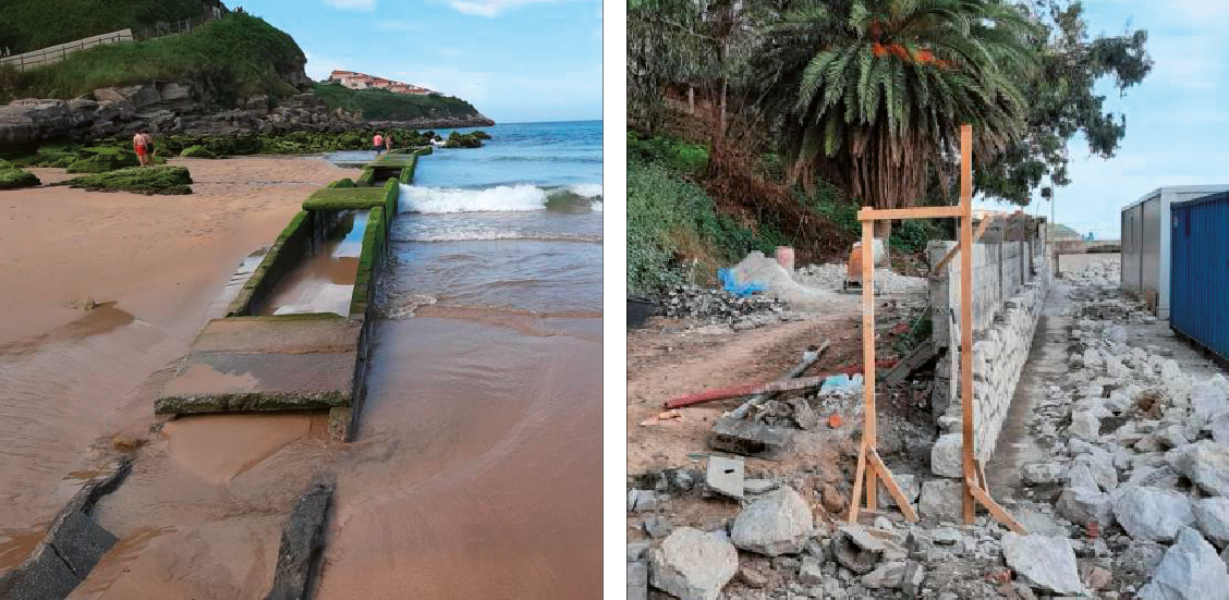 La costa de Suances renueva su imagen mientras Ecologistas en Acción lo denuncian