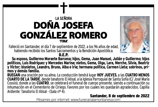 Josefa Gonzalez Romero