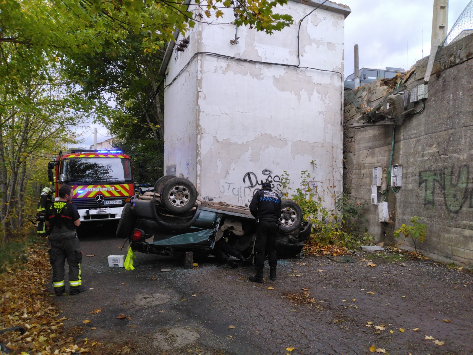Accidente en Reinosa. / 112