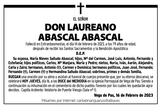 don laureano abascal abascal