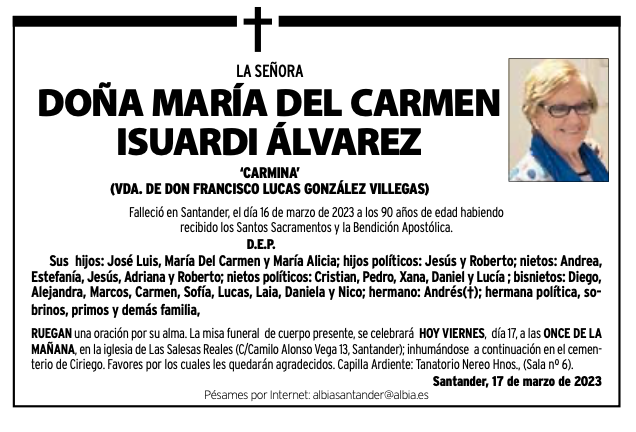 María del Carmen Isuardi Álvarez