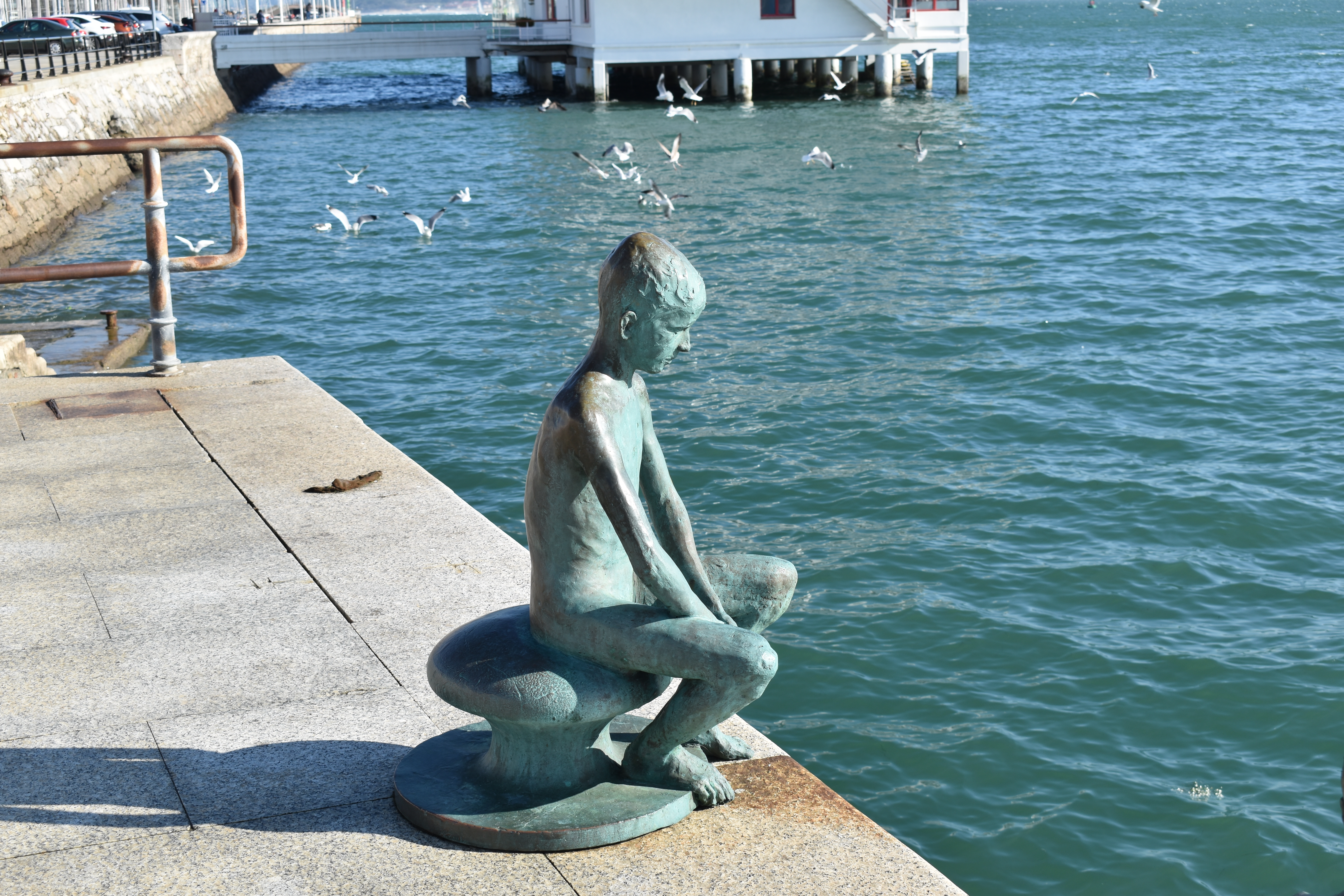Escultura de un raquero. / LVC