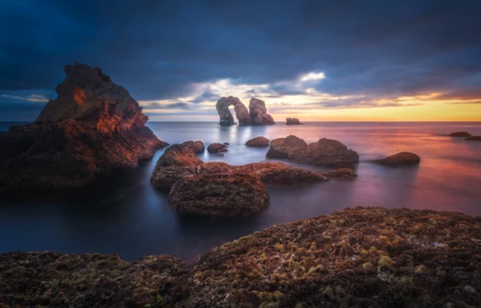 Playa de la Arnía, Soto de la Marina, Cantabria.