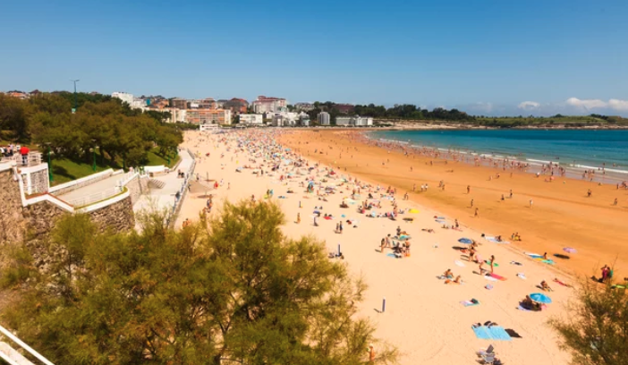Playa del Sardinero, Santander.