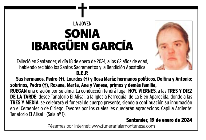 La Joven Sonia Ibargüen García