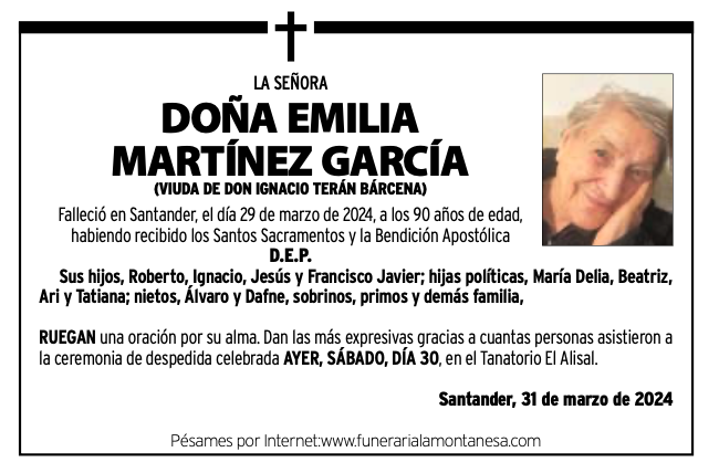 Doña Emilia Martínez García