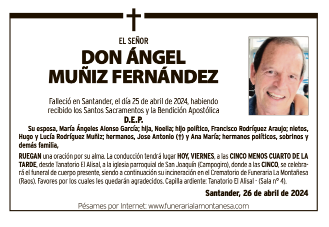 Don Ángel Muñiz Fernández