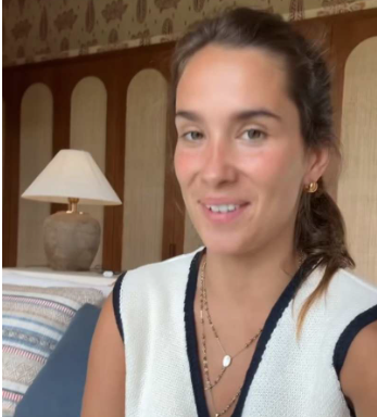 María durante un story en lo que parece su nueva habitación. / Instagram