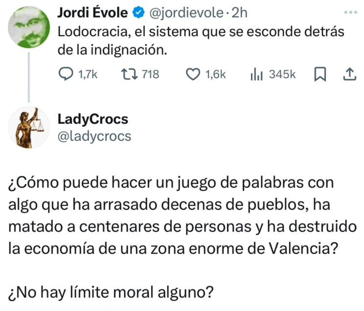 Captura de pantalla del tuit.