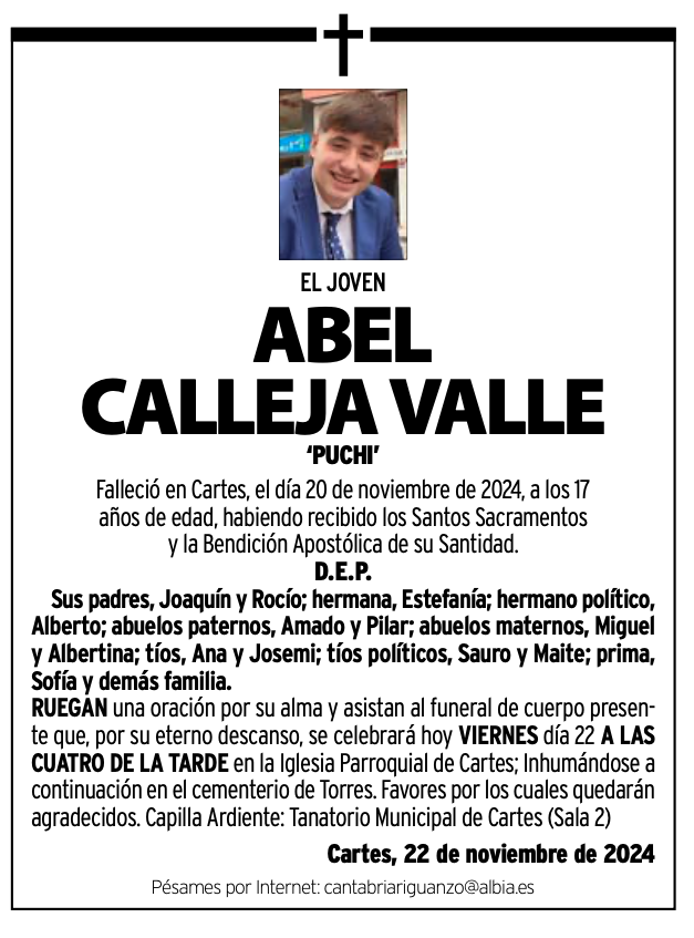 El Joven  Abel  Calleja Valle