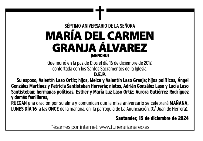 María Del Carmen Granja Álvarez