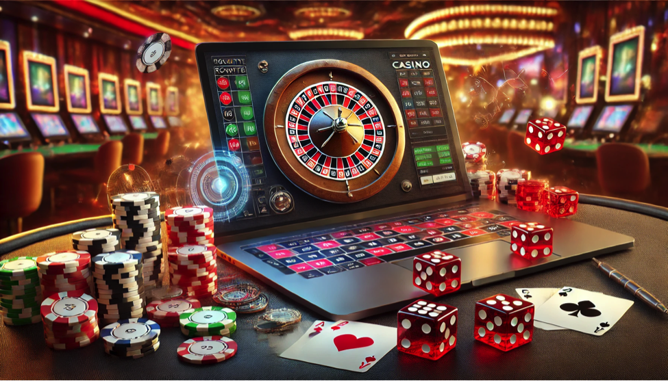 Elementos de juego del casino online. / A.E.
