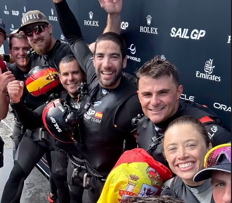 España recorta puntos en la clasificación. / SailGPESP