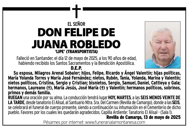 Don Felipe de Juana Robledo