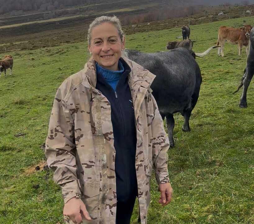 “La carne cántabra no es industria: es territorio, paisaje y tradición”, reivindica Marta García desde los pastos de alta montaña.