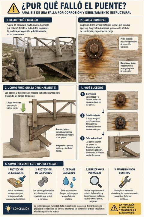 Infografía de lo explicado por los peritos.